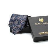 REGAL NAVY PAISLEY TIE